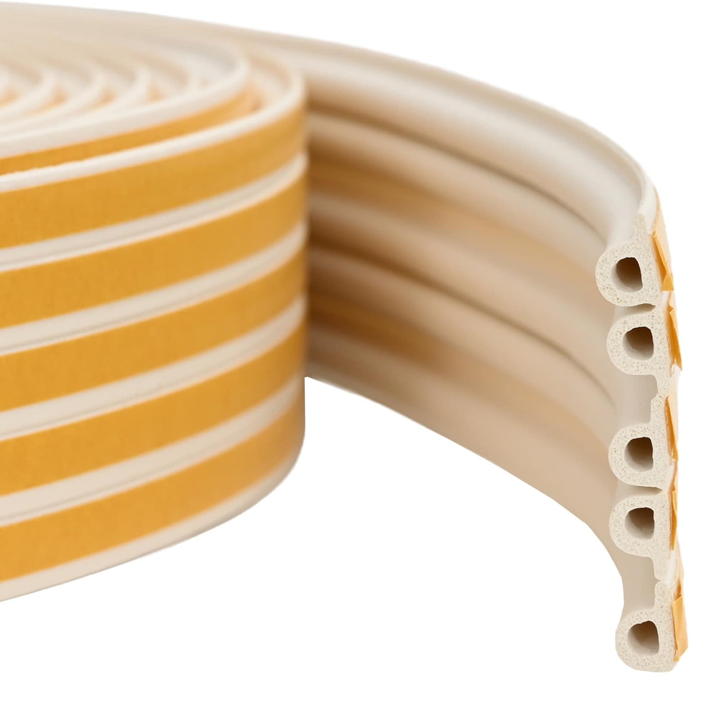 Selvklebende vindusforsegling Hvit 9 x 6 mm 50 m EPDM Skum