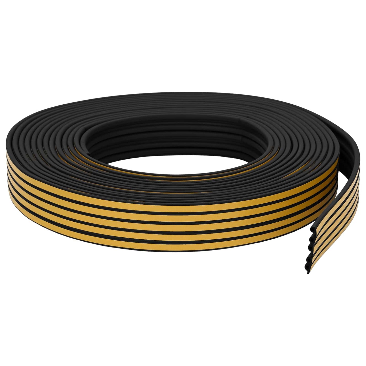 Selvklebende vindusforsegling Svart 9 x 6 mm 50 m EPDM Skum