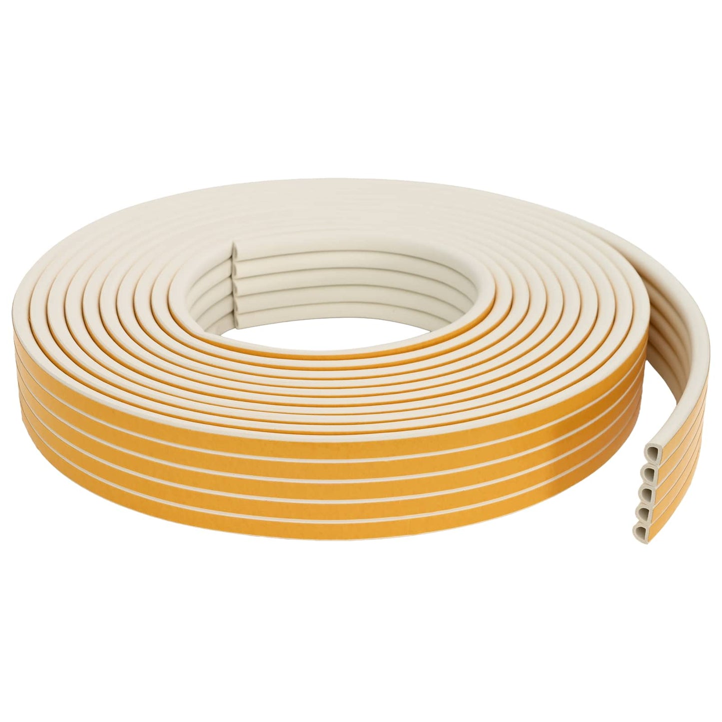 Selvklebende vindusforsegling Hvit 9 x 8 mm 50 m EPDM Skum
