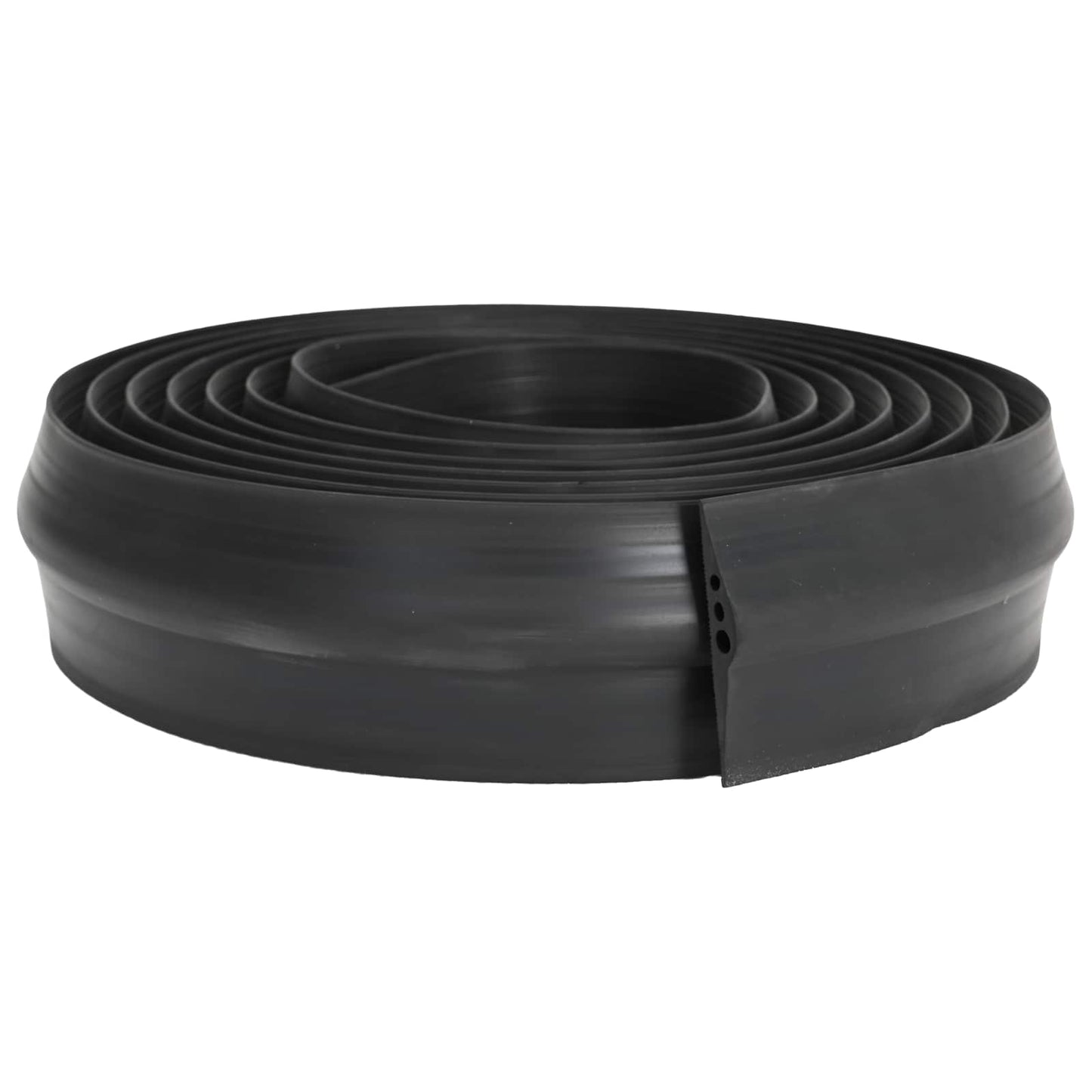 Garasje gulvforsegling Svart 78 x 14 mm 2 m EPDM-gummi