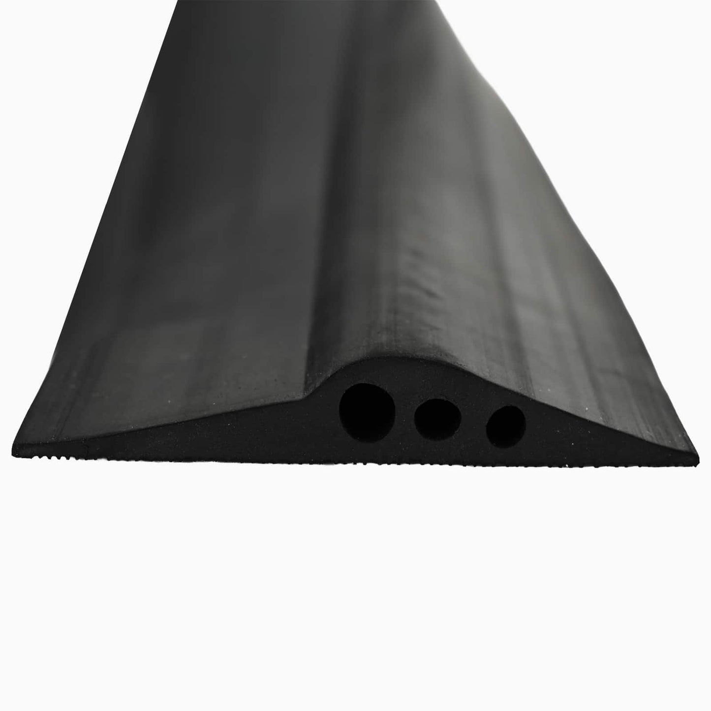 Garasje gulvforsegling Svart 112 x 20 mm 12 m EPDM-gummi