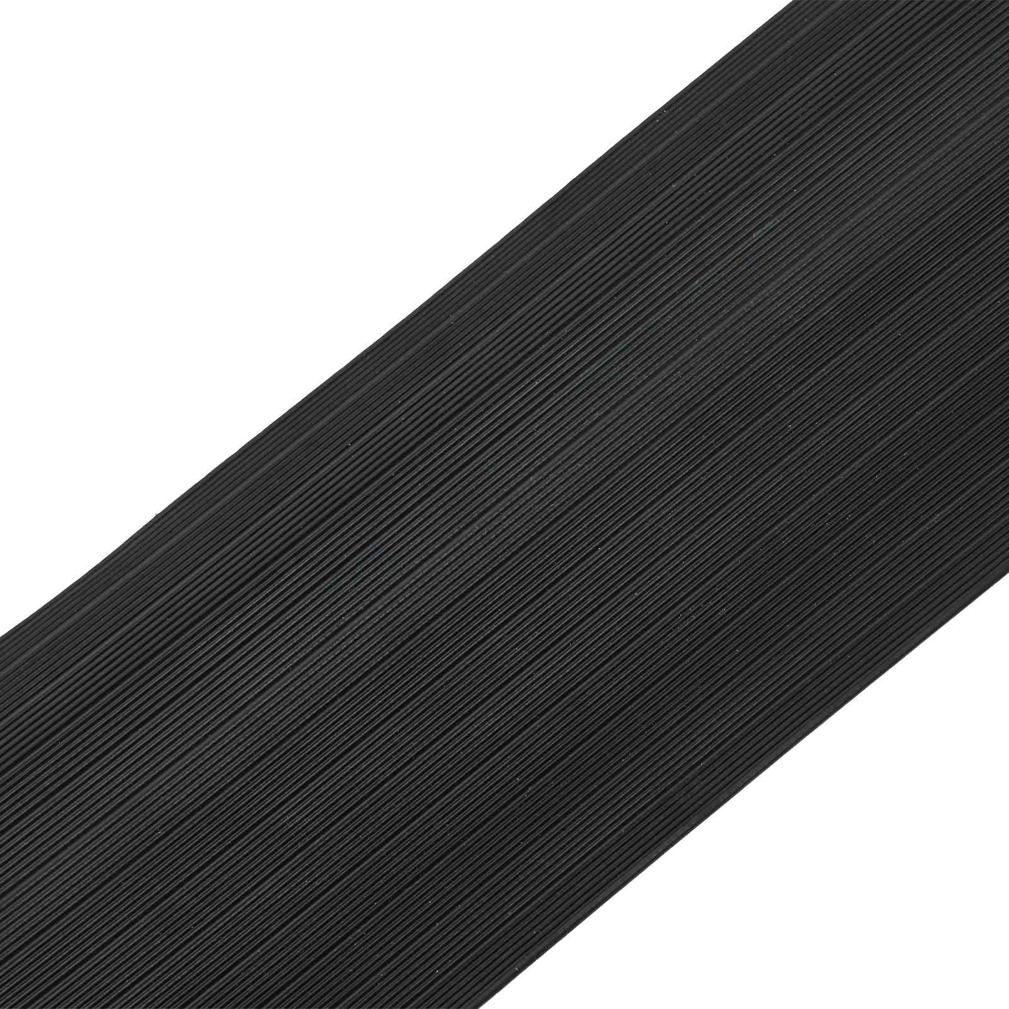 Garasje gulvforsegling Svart 155 x 28 mm 1 m EPDM-gummi