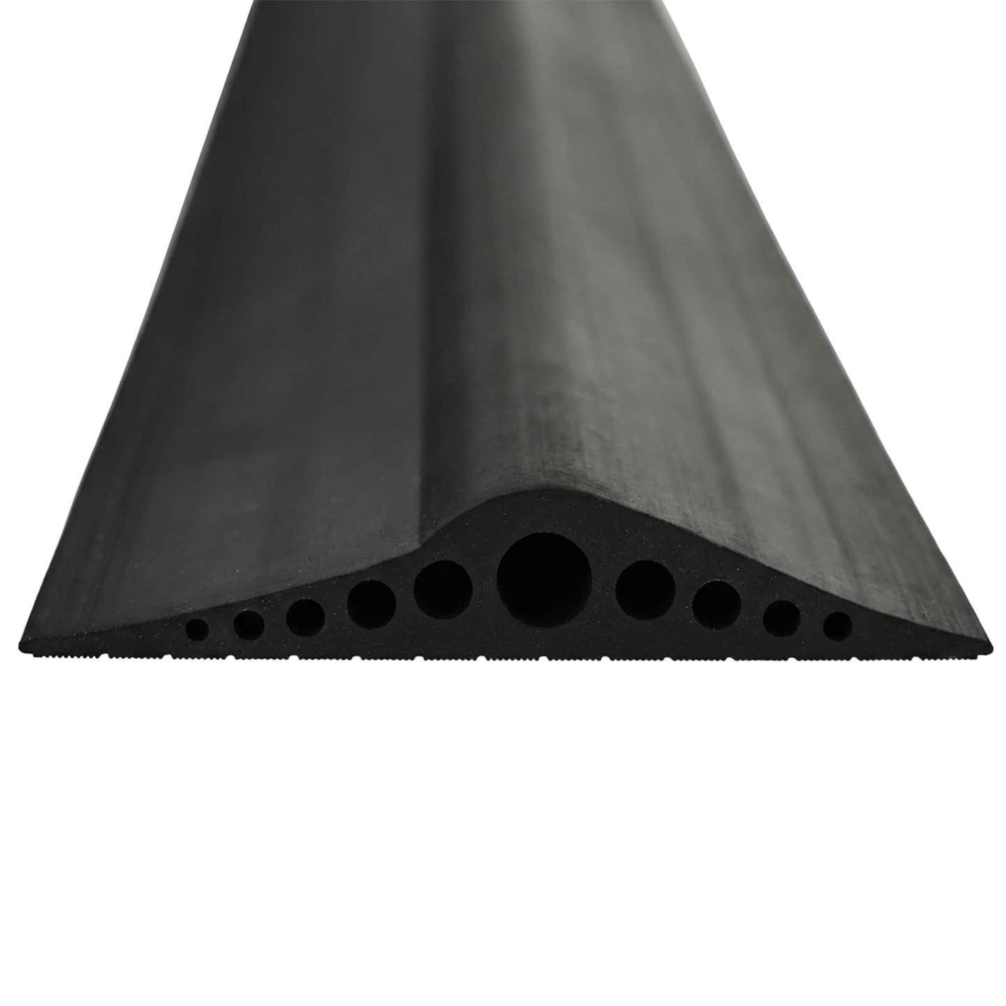 Garasje gulvforsegling Svart 155 x 28 mm 12 m EPDM-gummi