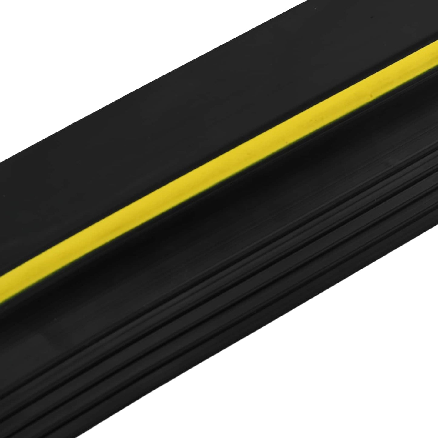 Garasje gulvforsegling Svart og Gul 12 x 90 mm 4 m PVC