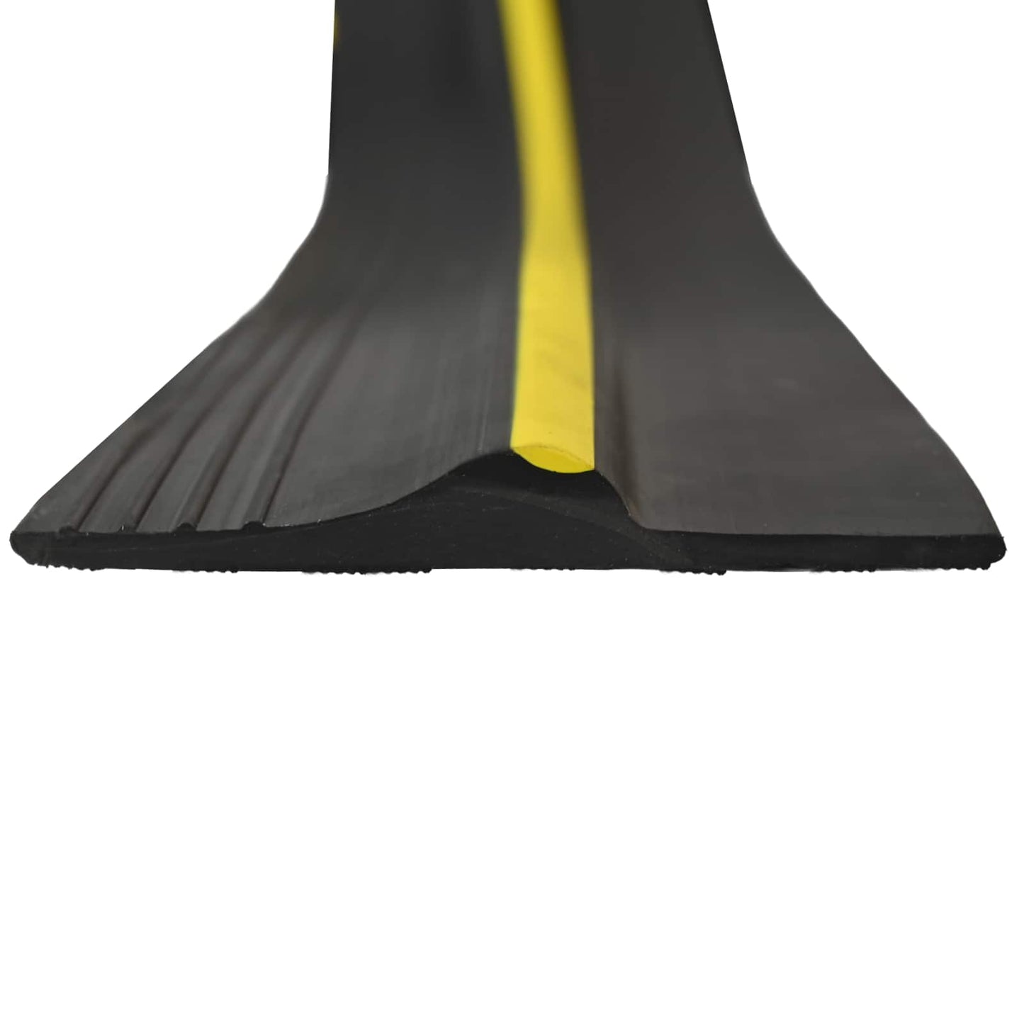 Garasje gulvforsegling Svart og Gul 12 x 90 mm 4 m PVC