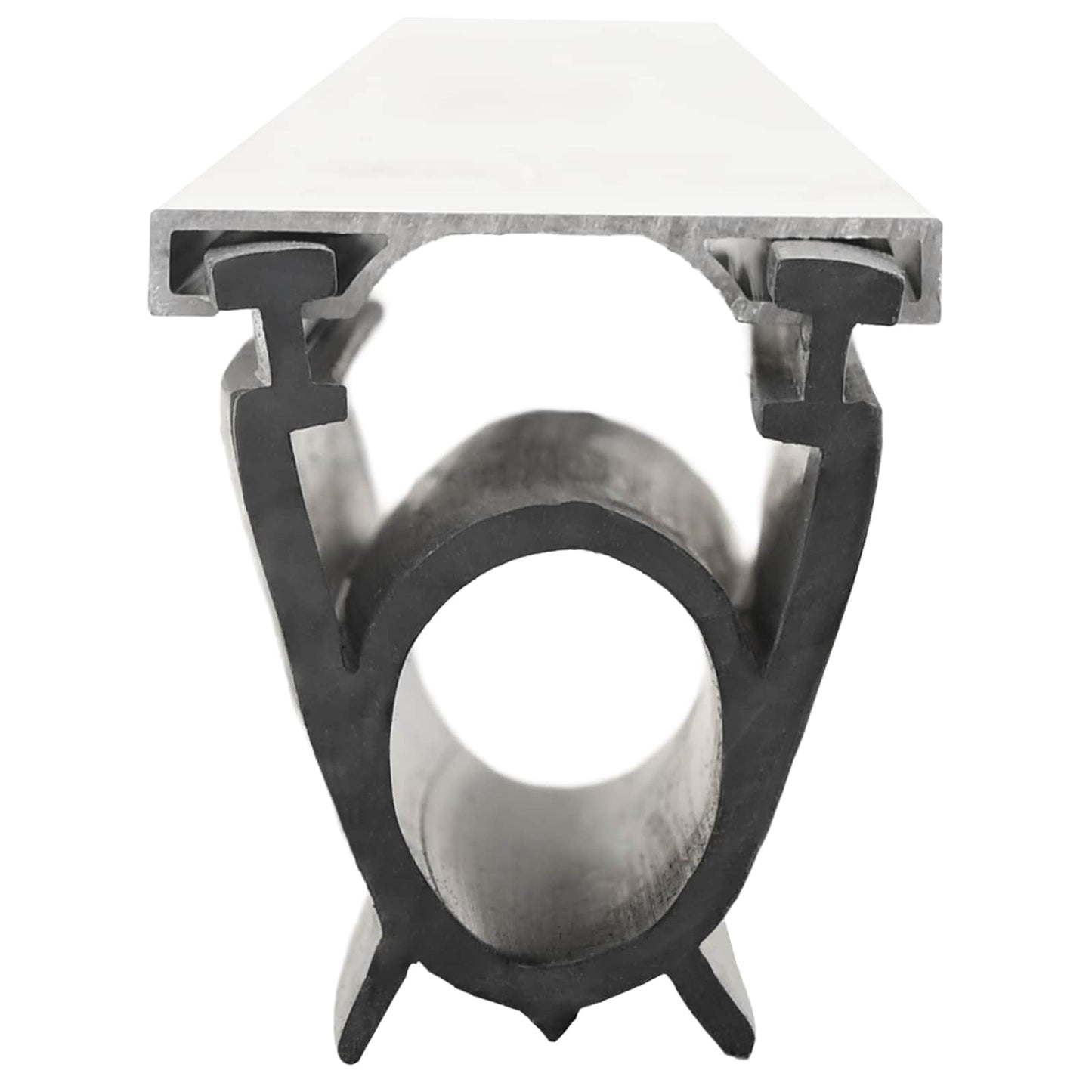 Garasje Dør Tetning Svart 41 x 33 mm 3,5 m PVC