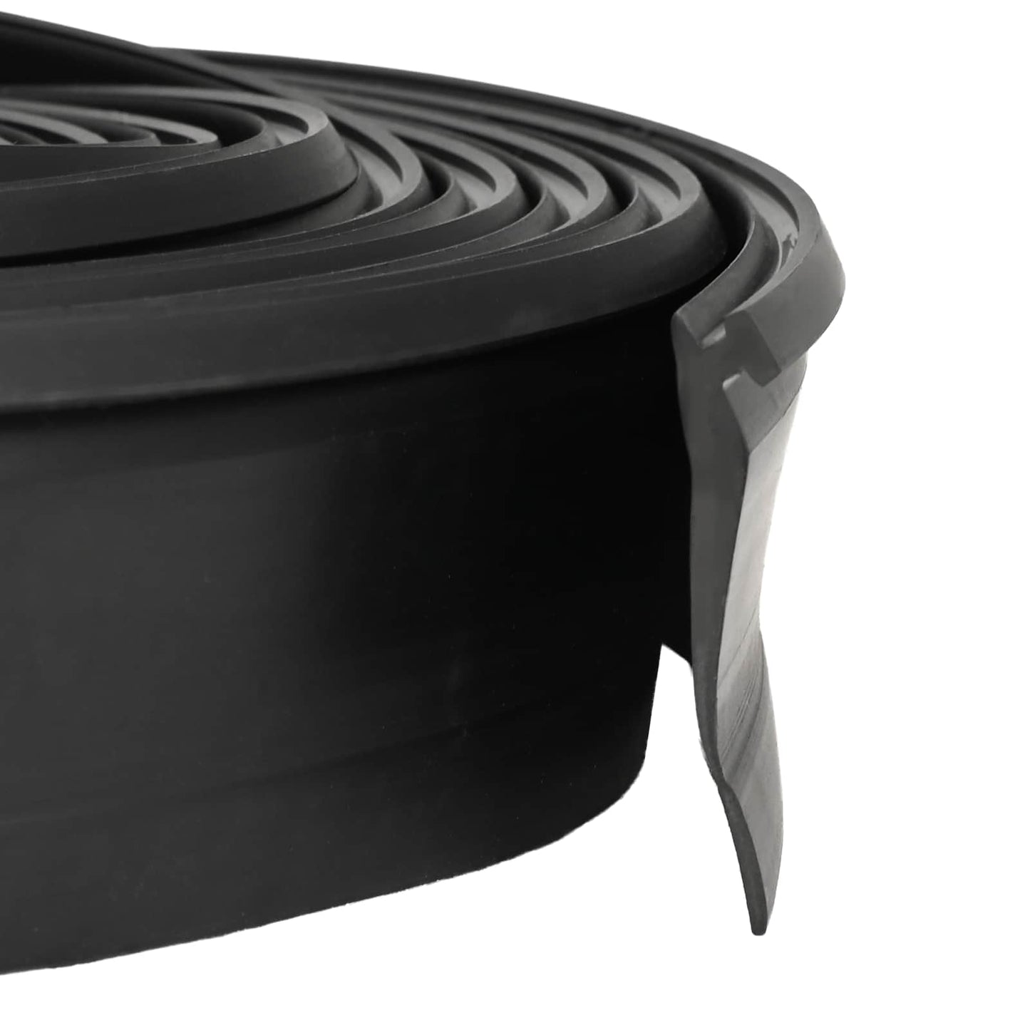 Garasje Dør Tetning Svart 52 x 2 mm 5 m PVC