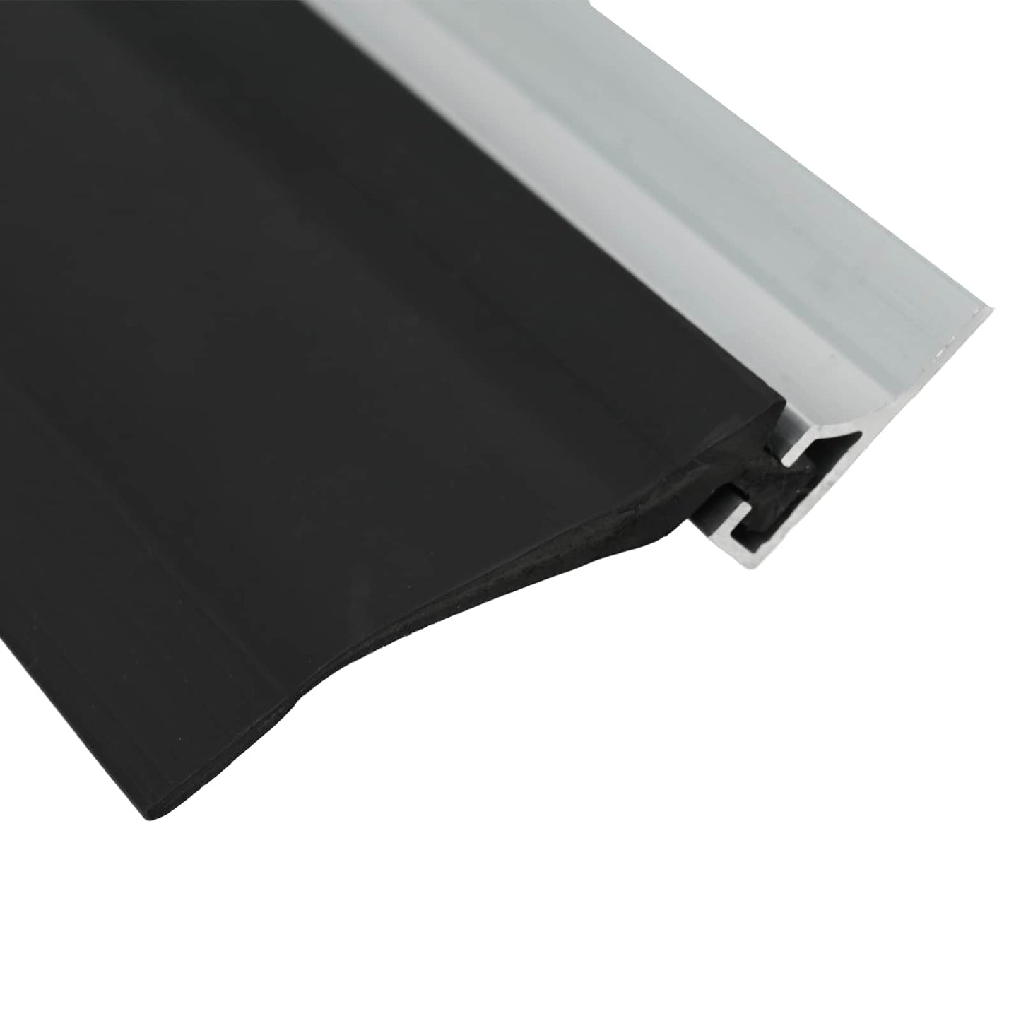 Garasje Dør Tetning Svart 52 x 2 mm 6 m PVC