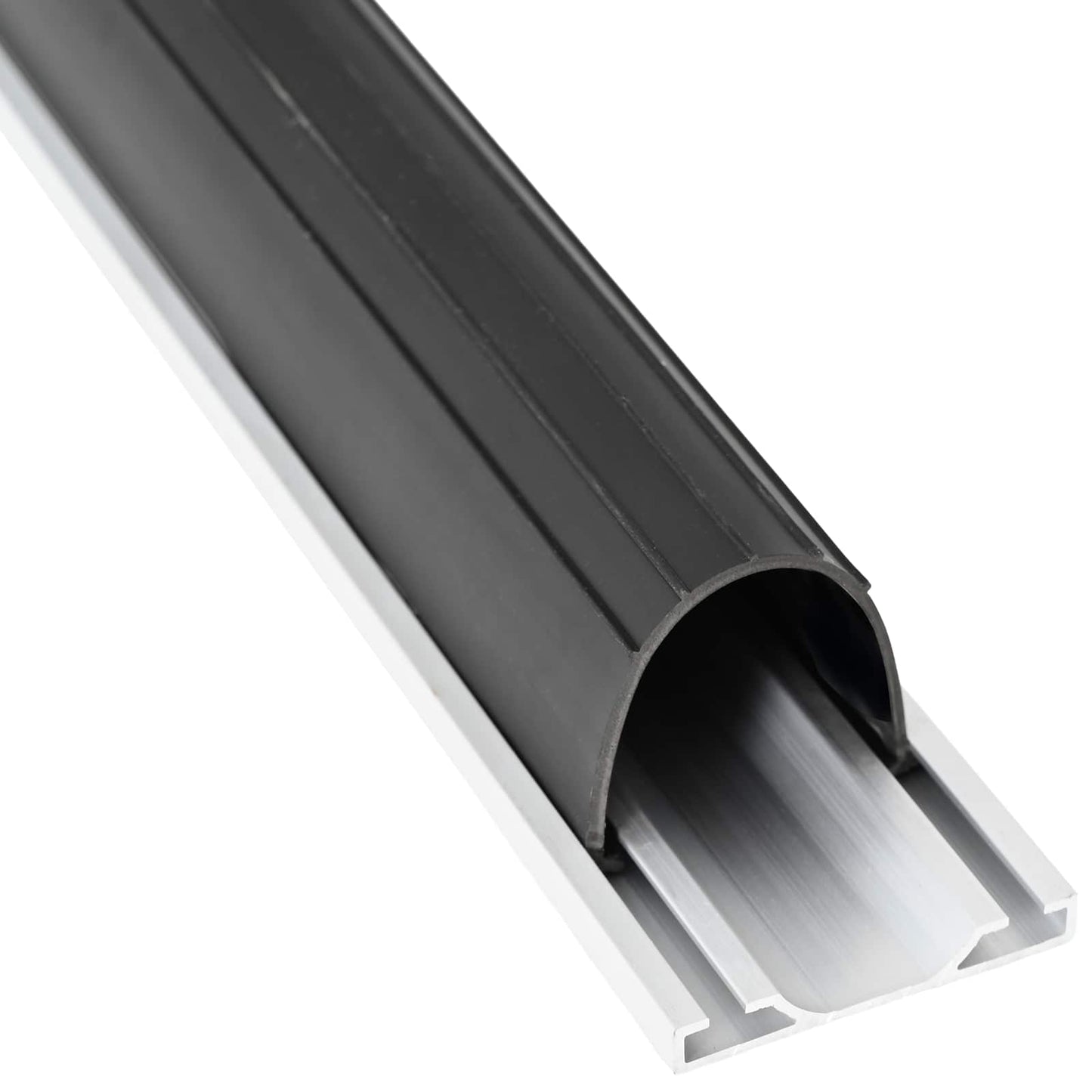 Garasje Dør Tetning Svart 70 x 6 mm 5 m PVC