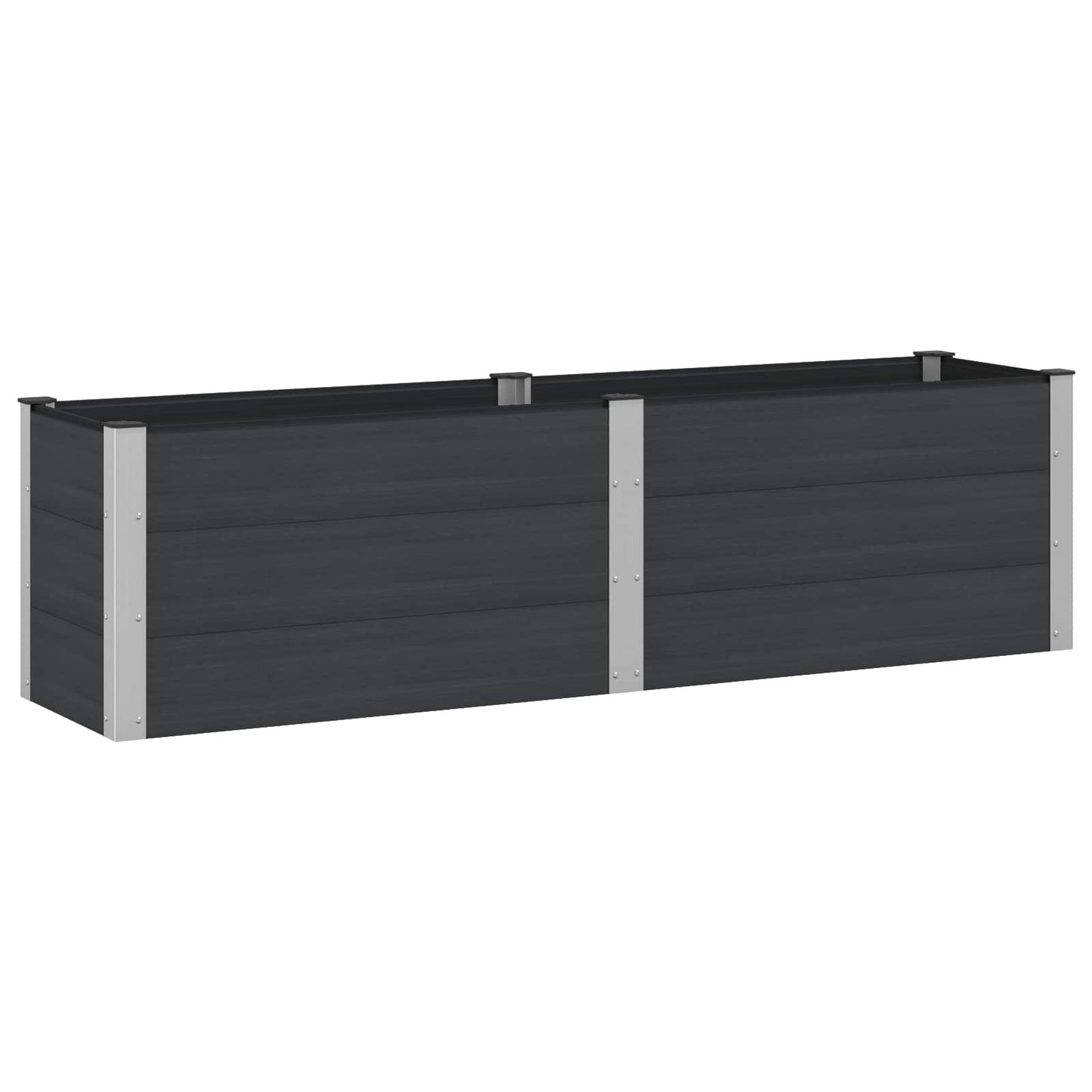 Høybed Svart 200 x 50 x 54 cm