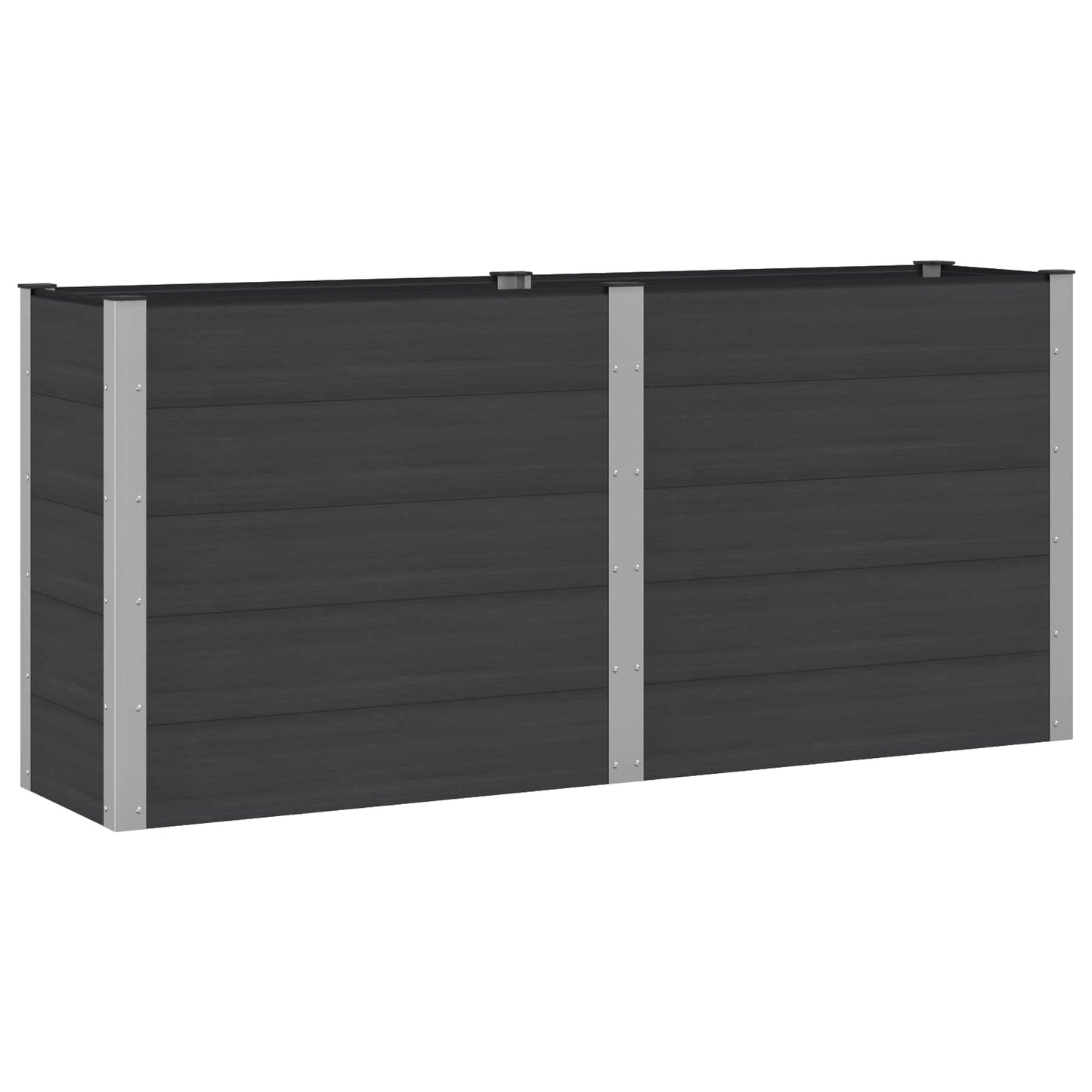 Høybed Svart 200 x 50 x 91 cm