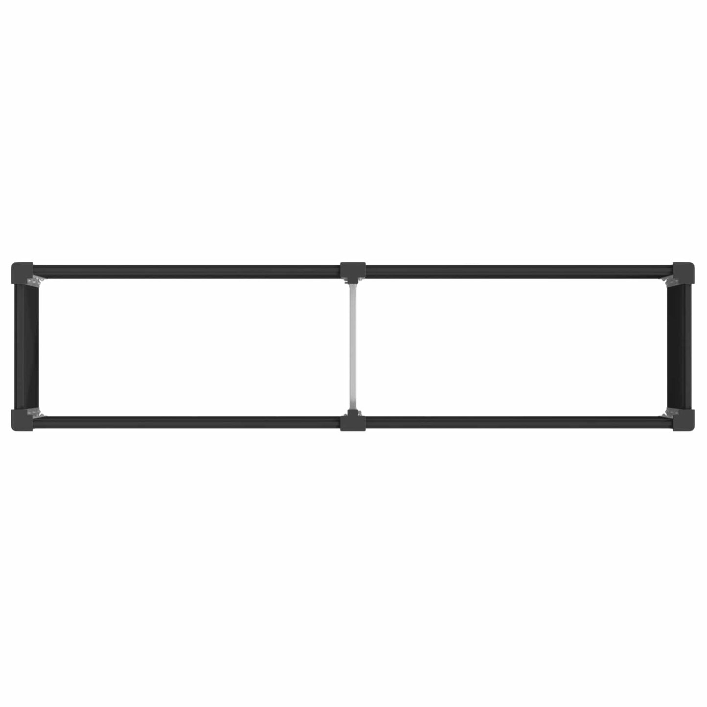 Høybed Svart 200 x 50 x 91 cm