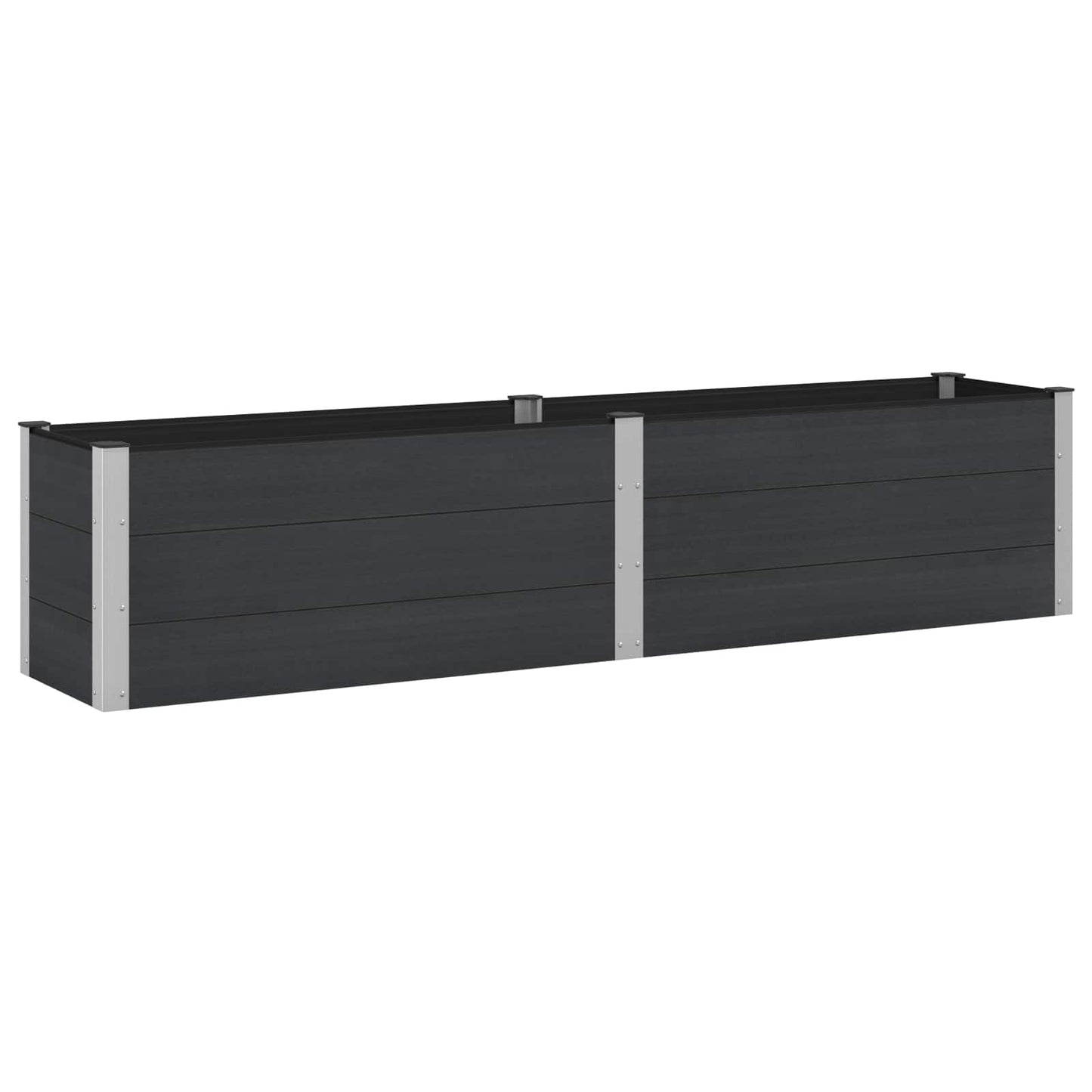 Høybed Svart 250 x 50 x 54 cm
