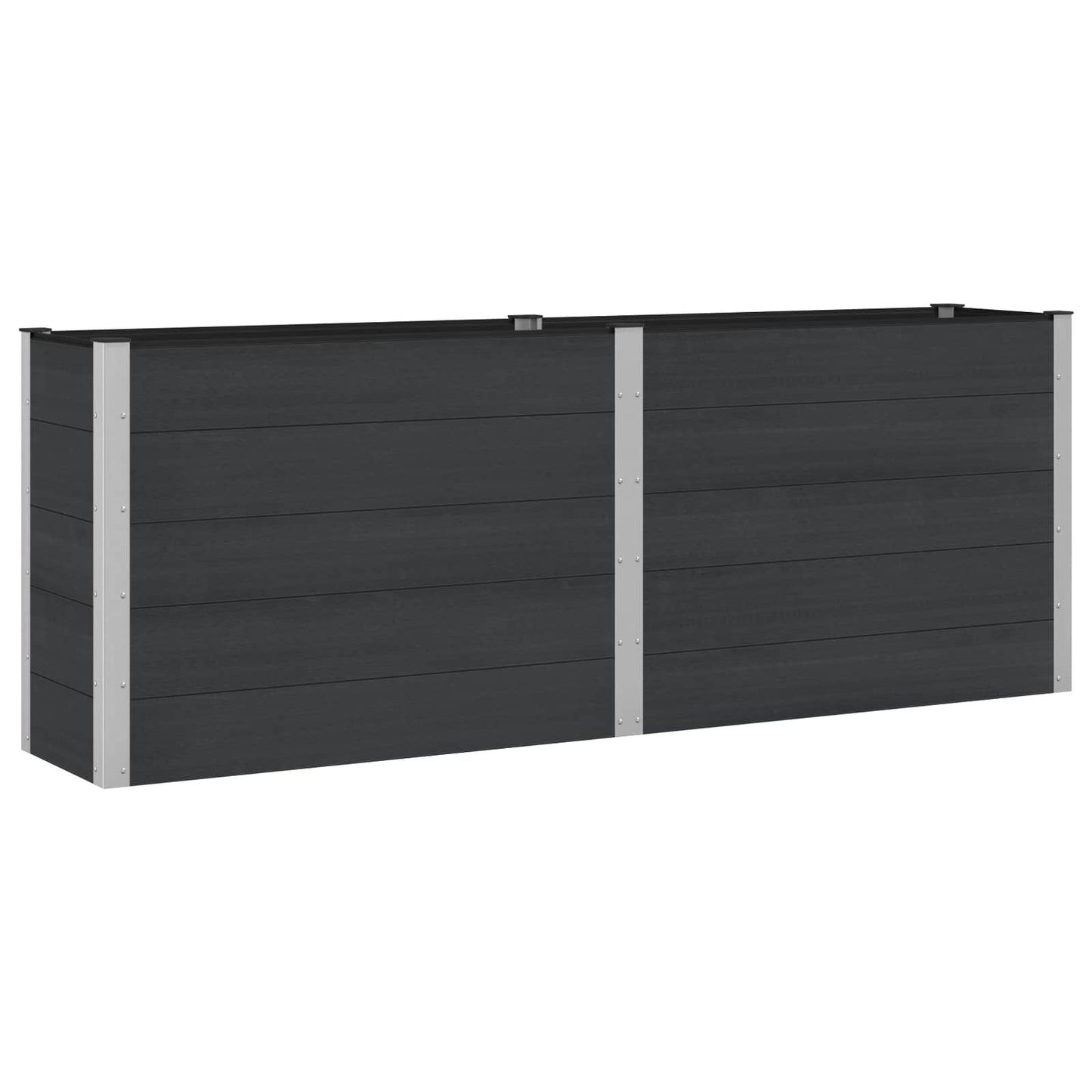Høybed Svart 250 x 50 x 91 cm