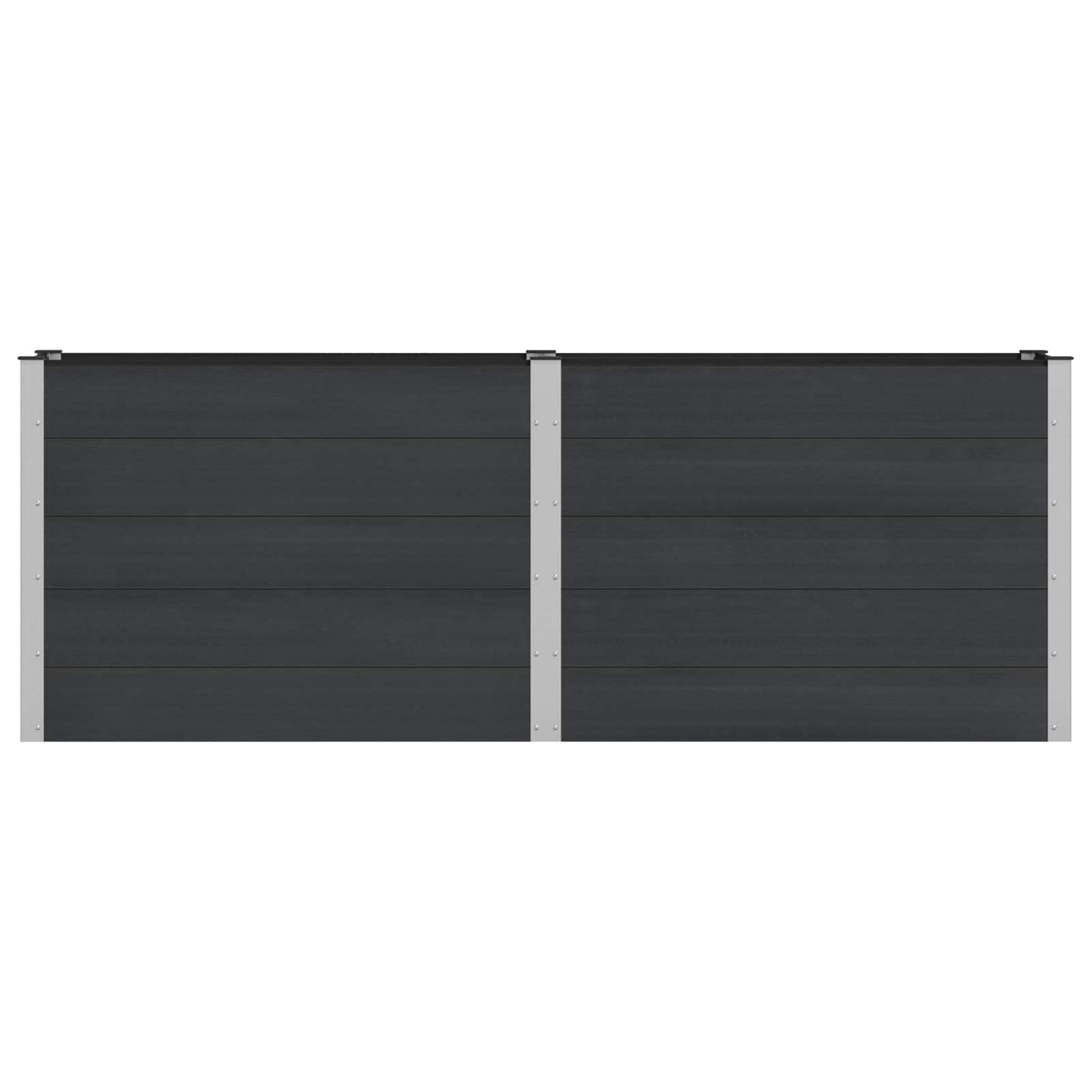 Høybed Svart 250 x 50 x 91 cm