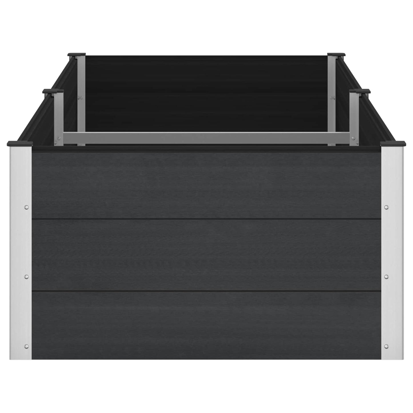 Høybed Svart 250 x 100 x 54 cm