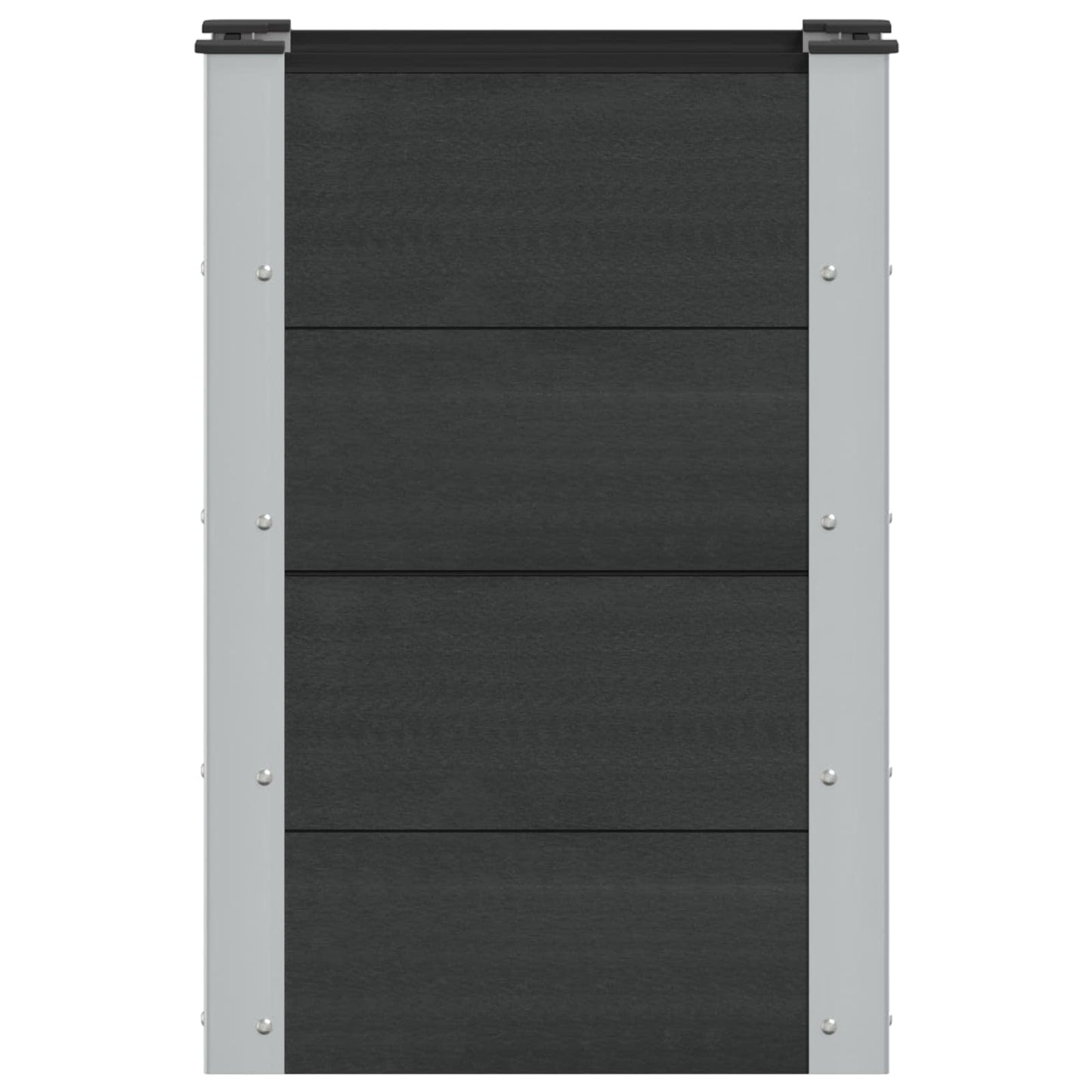 Høybed Svart 50 x 30 x 72 cm
