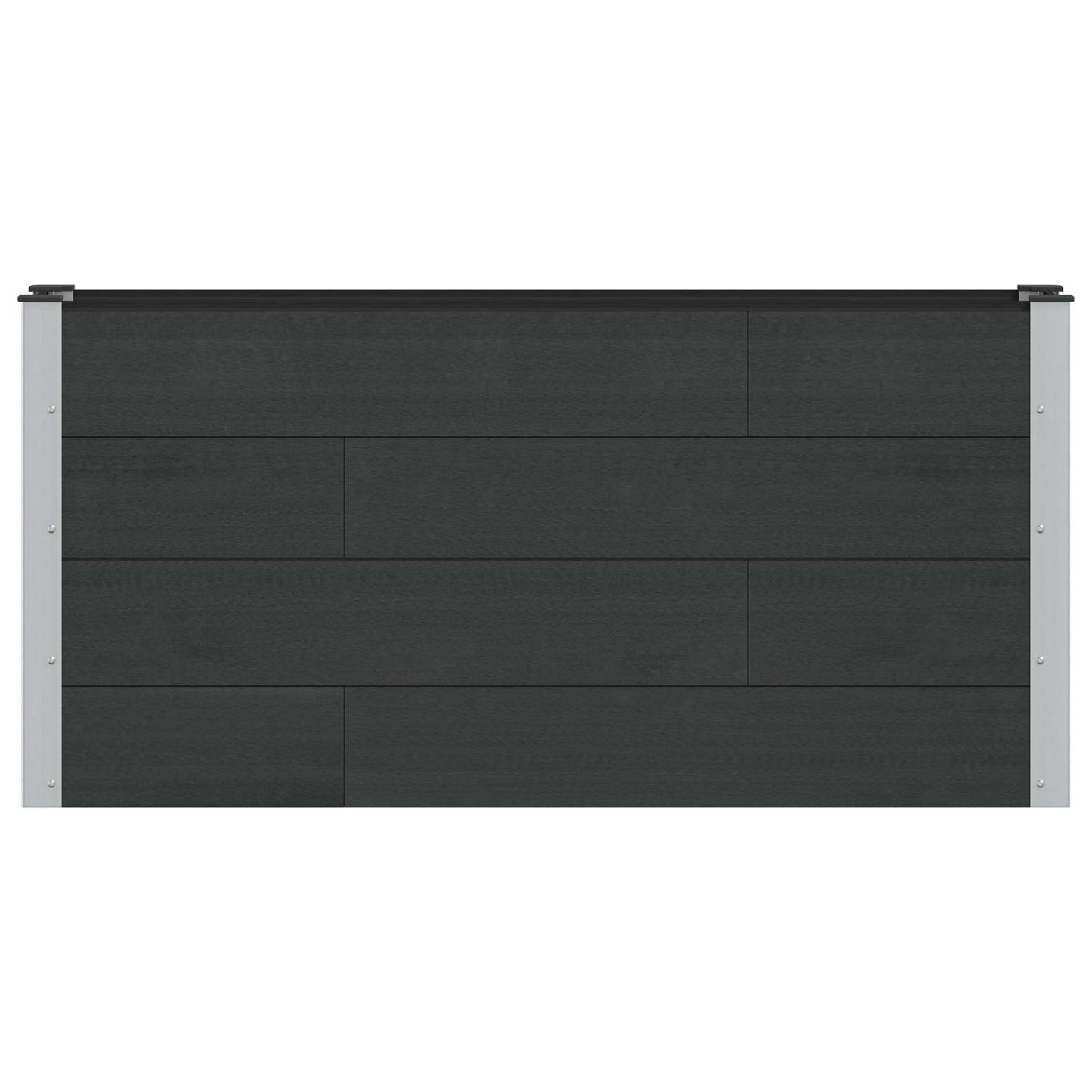 Høybed Svart 150 x 30 x 72 cm
