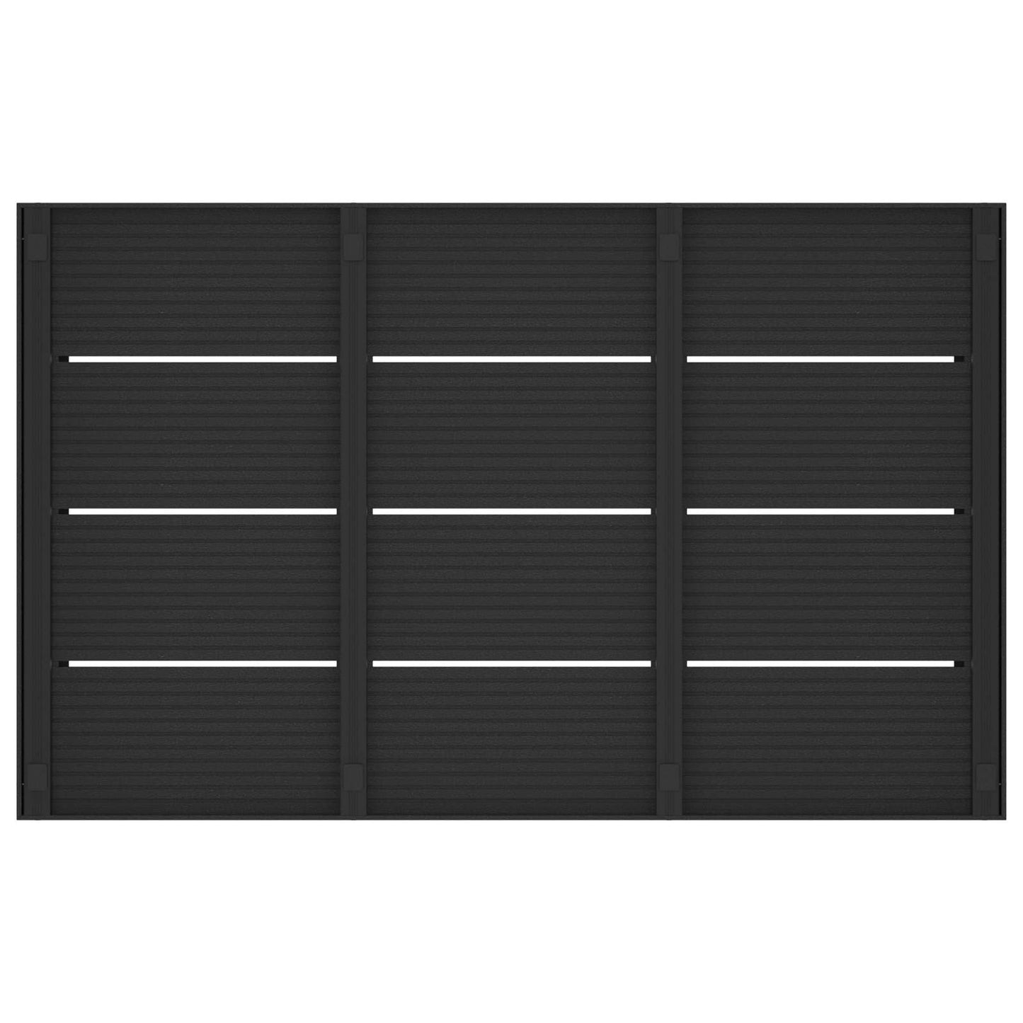Dusjbaseplate Svart 101 x 63 x 5,5 cm WPC