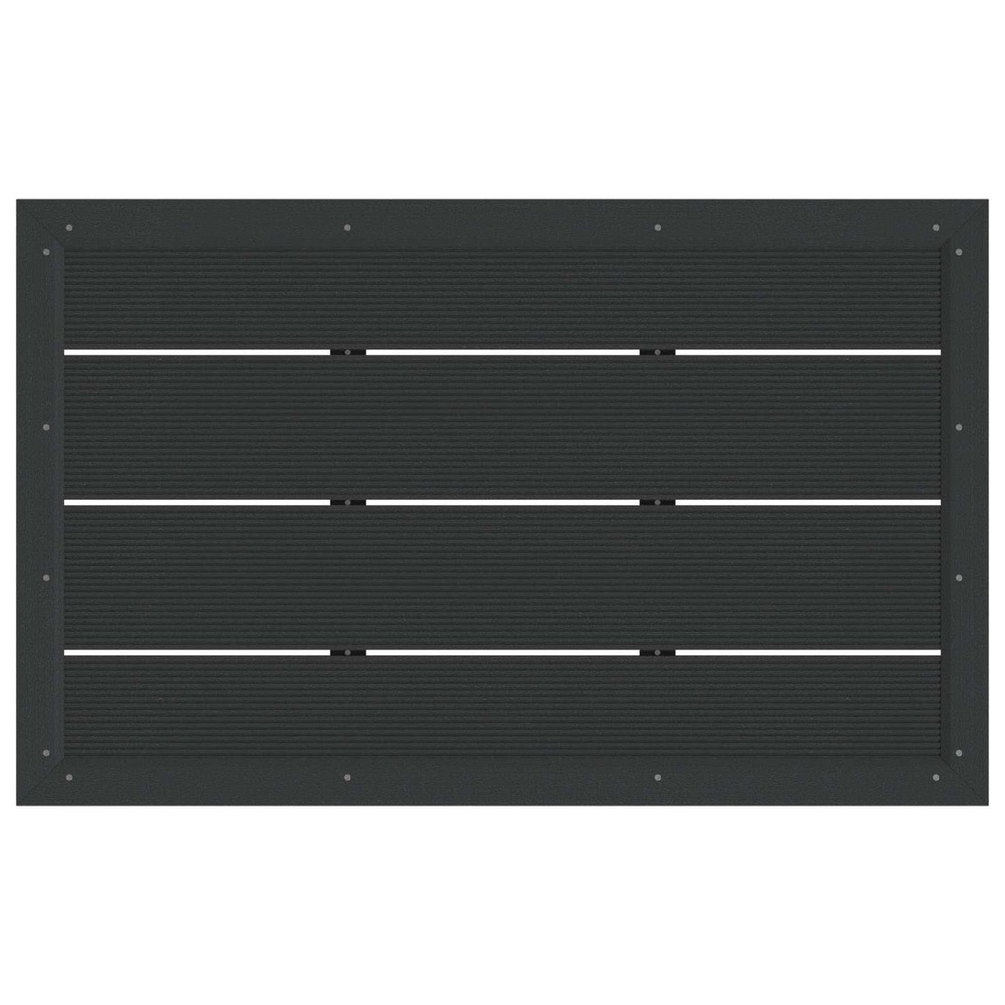 Dusjbaseplate Svart 101 x 63 x 5,5 cm WPC