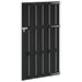 Hageport 100 x 180 cm WPC og Aluminium Svart