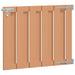 Hageport 100 x 80 cm WPC og Aluminium Brun