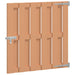 Hageport 100 x 100 cm WPC og Aluminium Brun