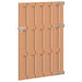 Hageport 100 x 150 cm WPC og Aluminium Brun