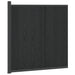 Gjerdeplate WPC og Aluminium Svart