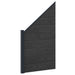 Gjerdeplate WPC og Aluminium Svart