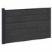 Gjerdeplate WPC og Aluminium Svart