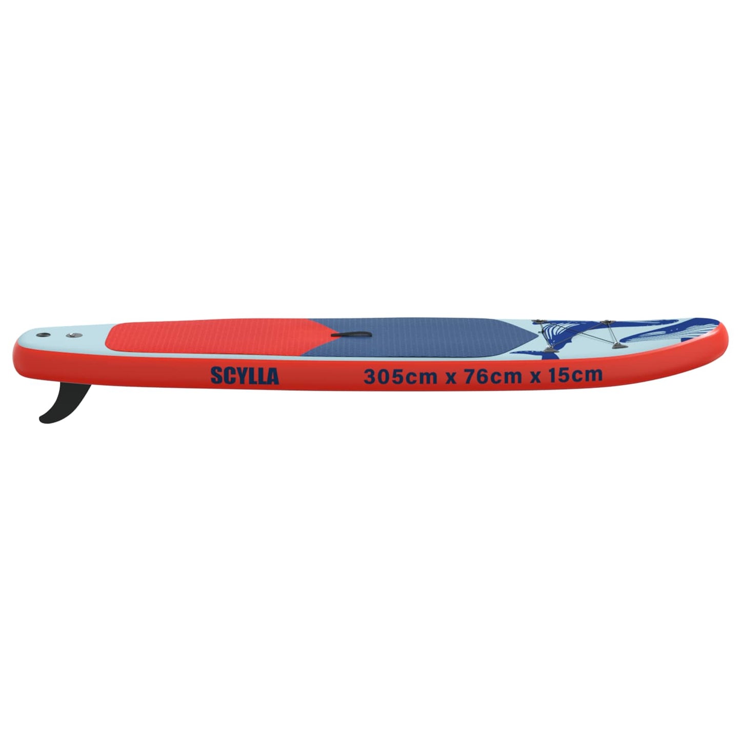 Oppblåsbar Stand Up Paddle Board SCYLLA 305 x 76 x 15 cm Blå