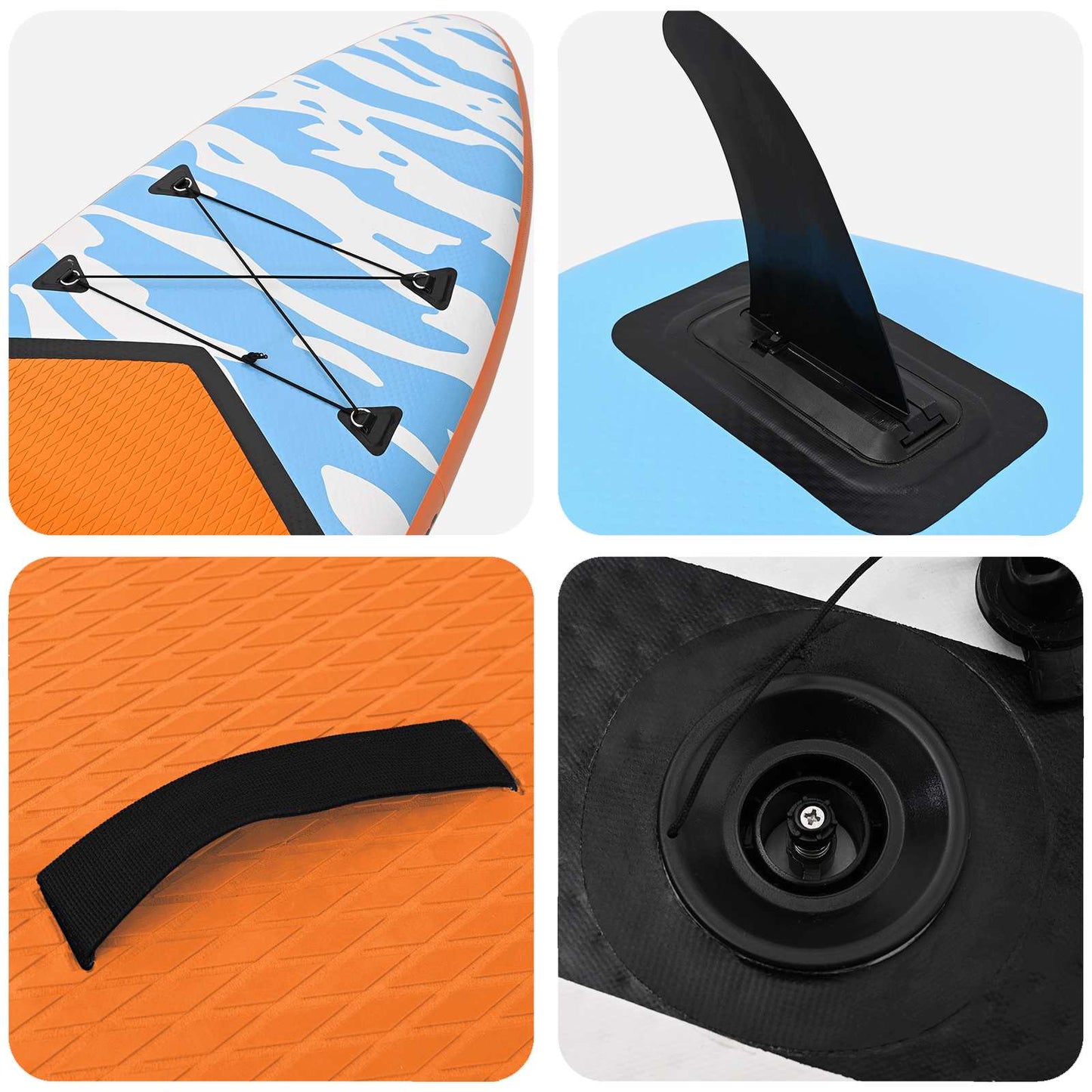 Oppblåsbar Stand Up Paddle Board TRITON 305 x 76 x 15 cm Blå