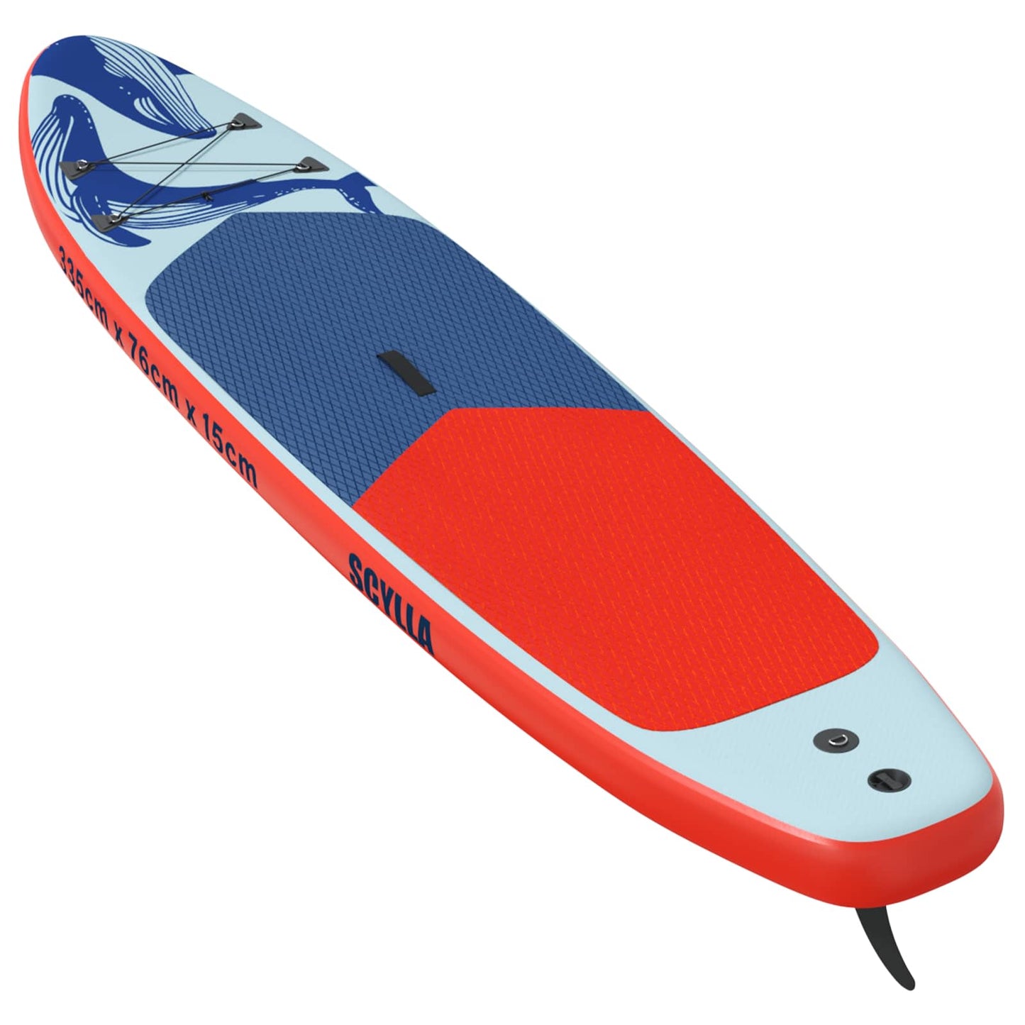 Oppblåsbar Stand Up Paddle Board SCYLLA 335 x 76 x 15 cm Blå