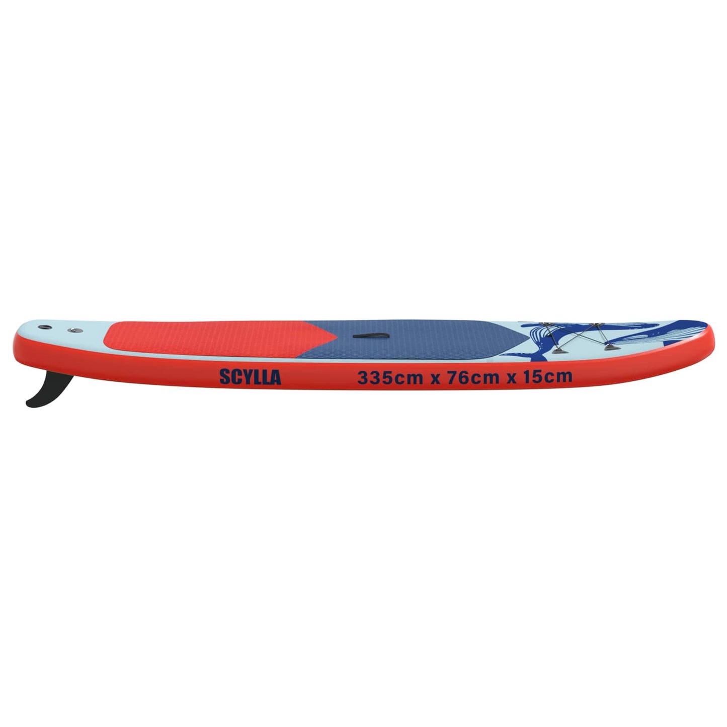 Oppblåsbar Stand Up Paddle Board SCYLLA 335 x 76 x 15 cm Blå