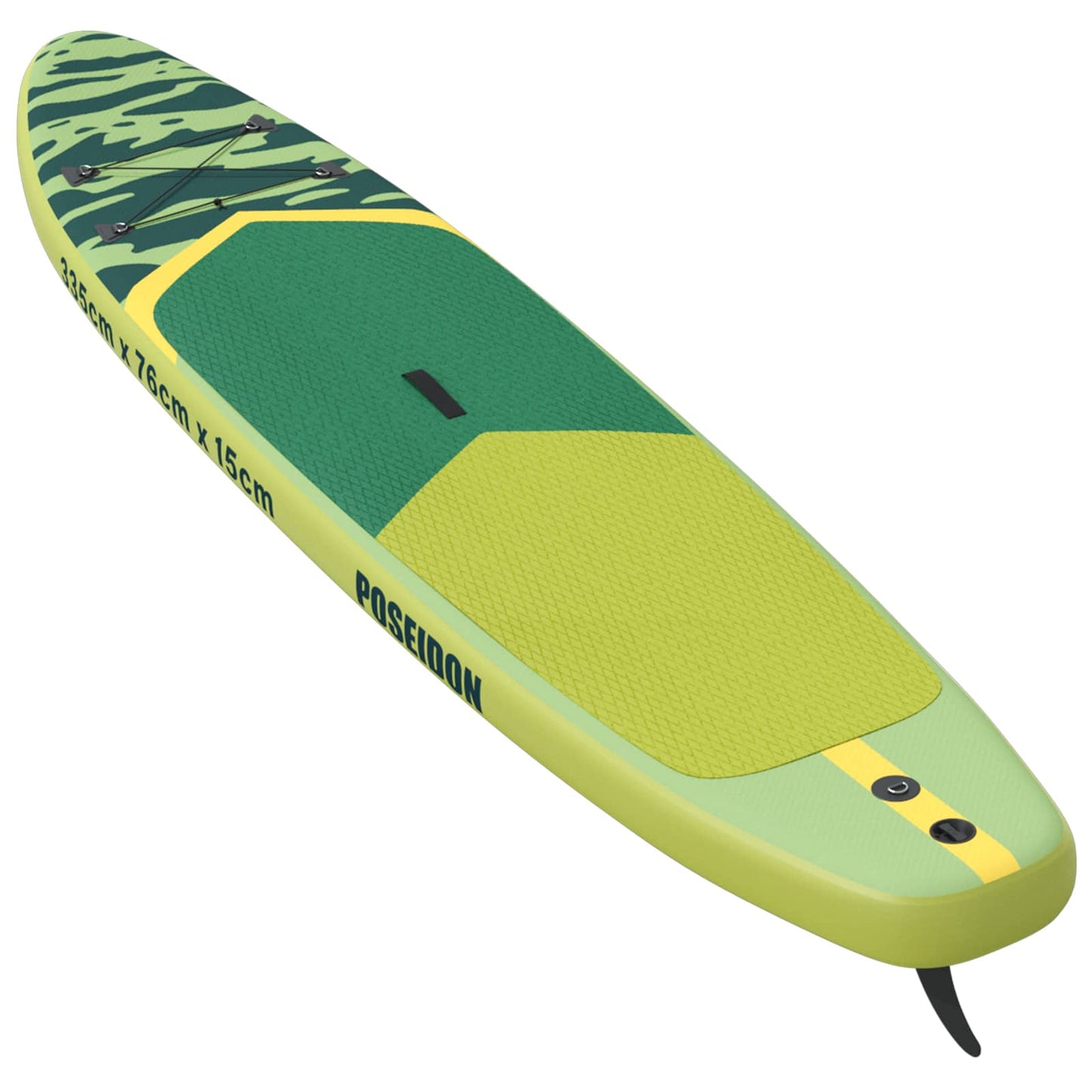 Oppblåsbar Stand Up Paddle Board POSEIDON Grønn PVC