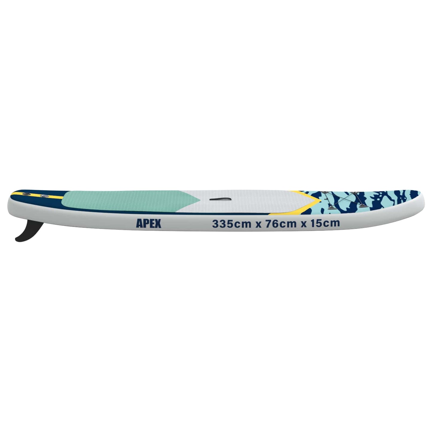 Oppblåsbar Stand Up Paddle Board APEX 335 x 76 x 15 cm Blå for