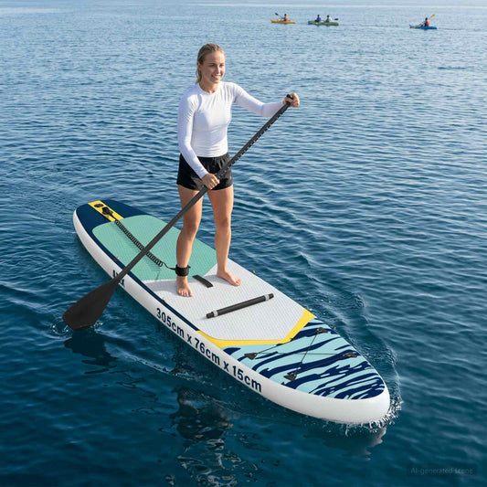 SUP-brett med sete 2-i-1 APEX 305 x 76 x 15 cm Blå for