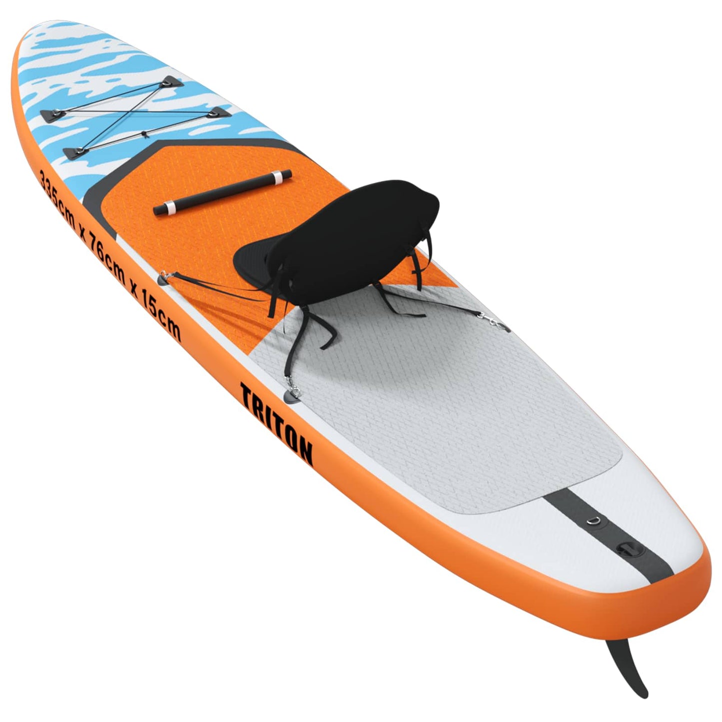 SUP-brett med sete 2-i-1 TRITON 335 x 76 x 15 cm Blå for