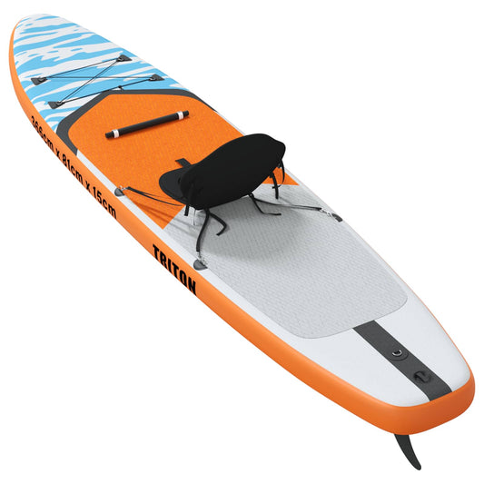 SUP-brett med sete 2-i-1 TRITON 366 x 81 x 15 cm Blå for