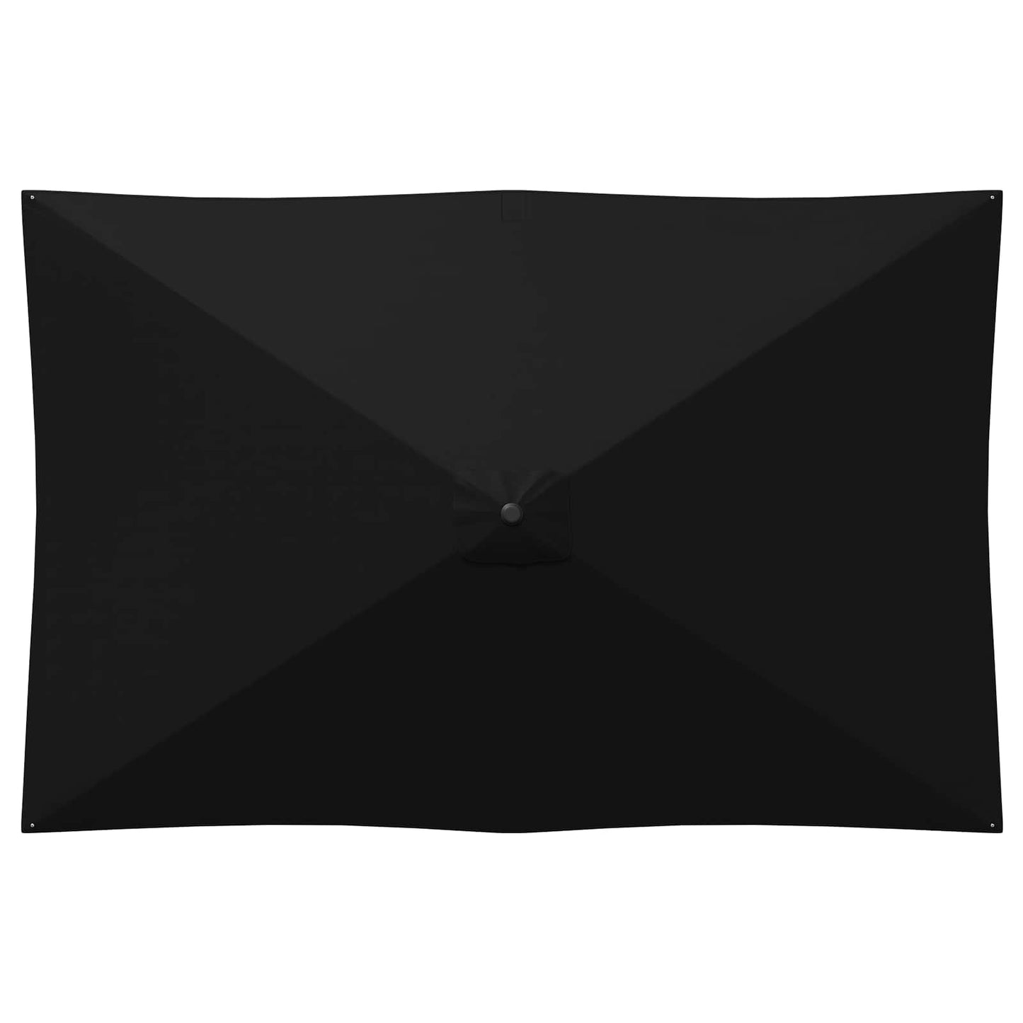 Hageparasol 200 x 300 cm Polyester Rektangulær Svart