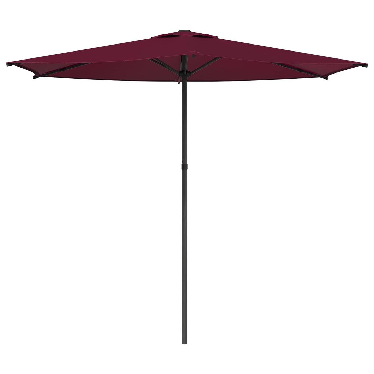 Hageparasol 270 x 270 cm Polyester Rektangulær Bordeaux Rød
