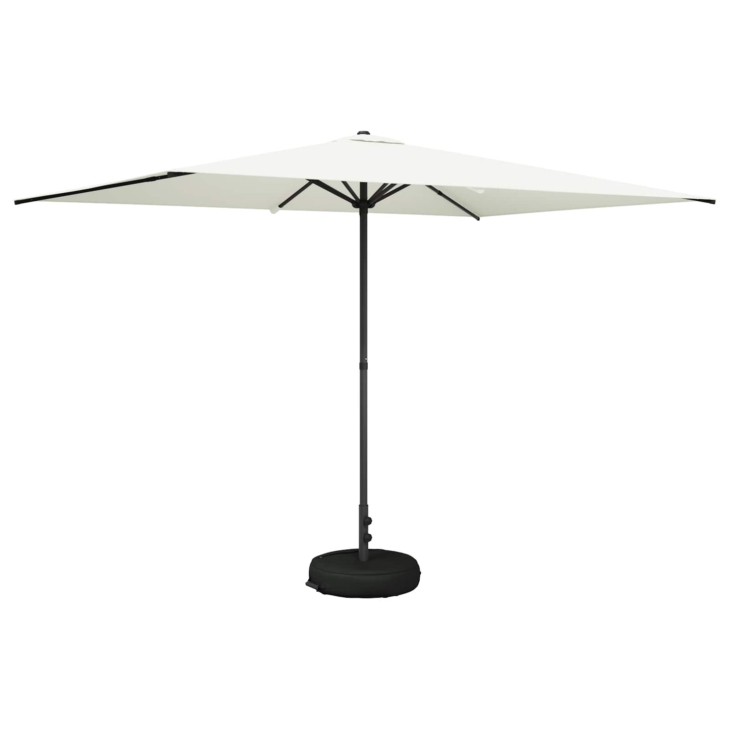 Hageparasol 200 x 300 cm Polyester Rektangulær Krem