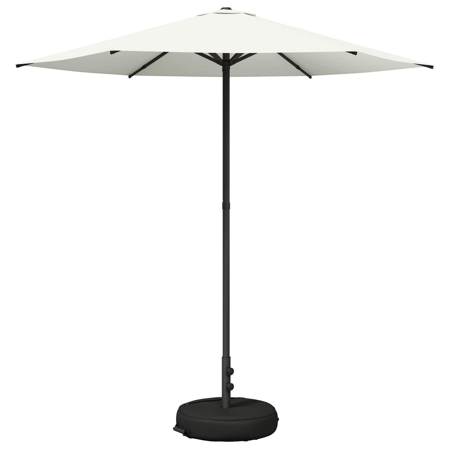 Hageparasol 230 x 230 cm Polyester Rektangulær Krem