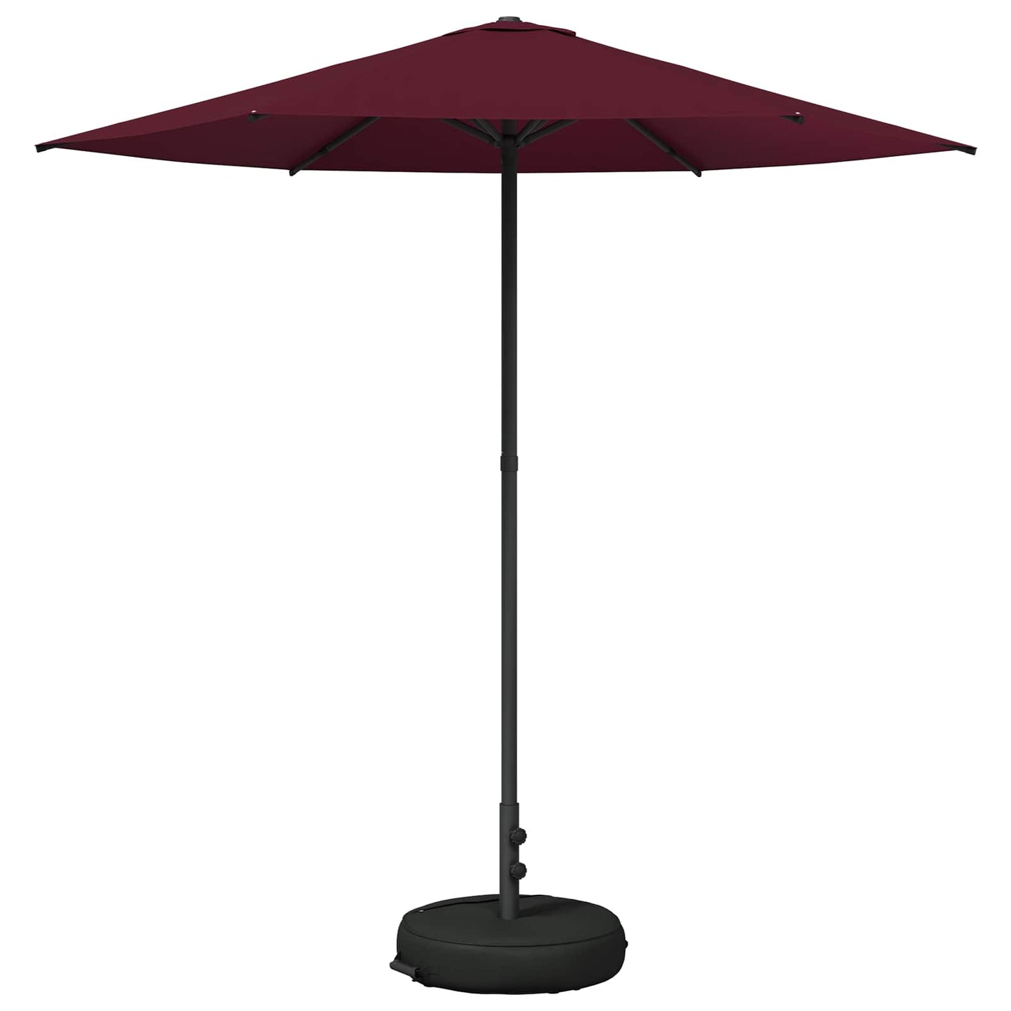 Hageparasol 230 x 230 cm Polyester Rektangulær Bordeaux Rød