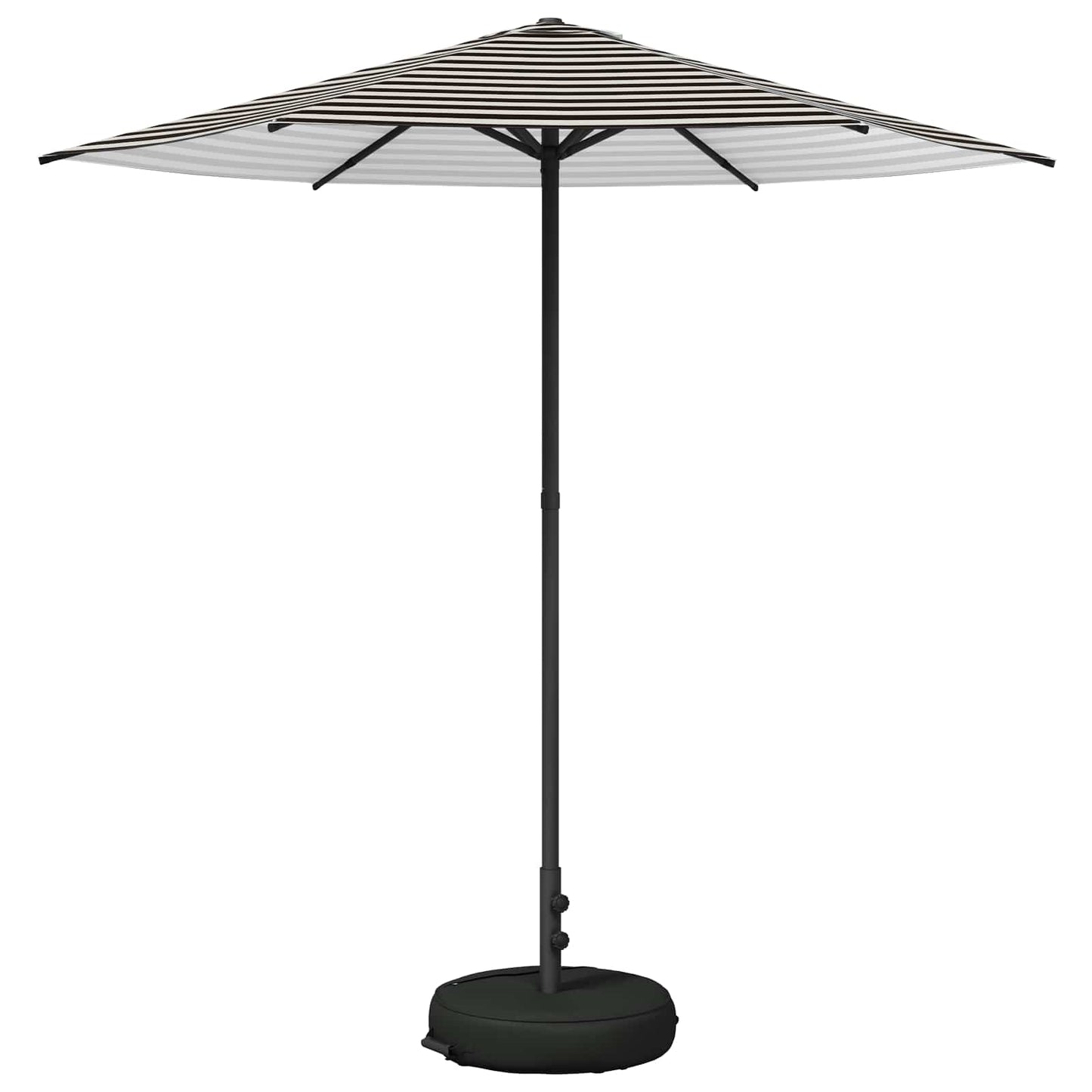 Hageparasol med base 230 x 230 cm Polyester Rektangulær