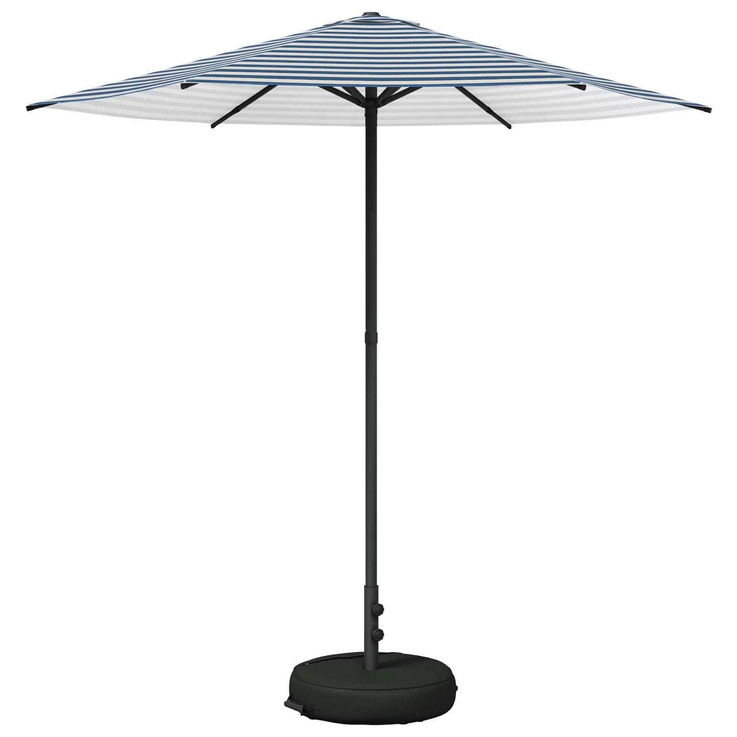 Hageparasol med base 230 x 230 cm Polyester Rektangulær