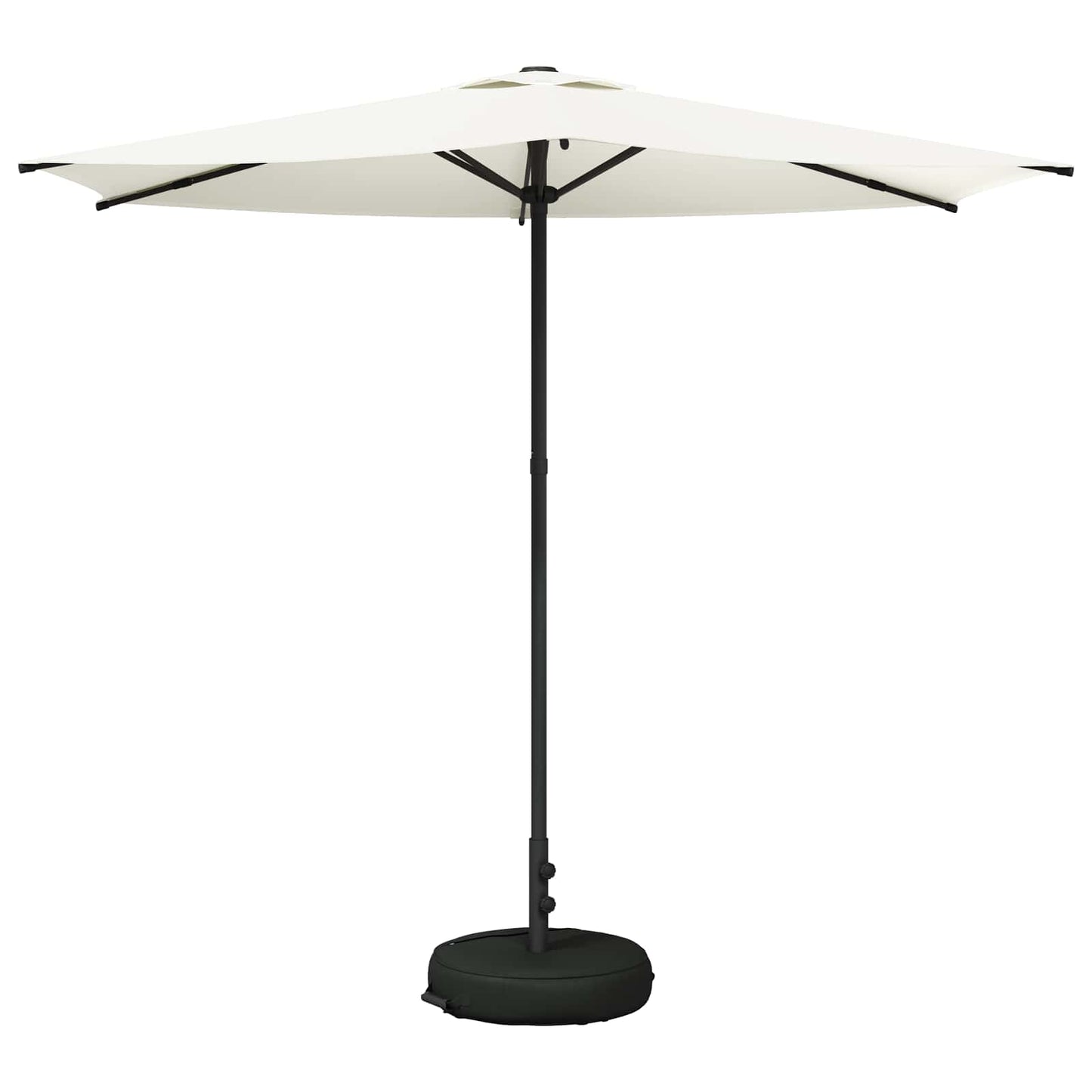 Hageparasol 270 x 270 cm Polyester Rektangulær Krem
