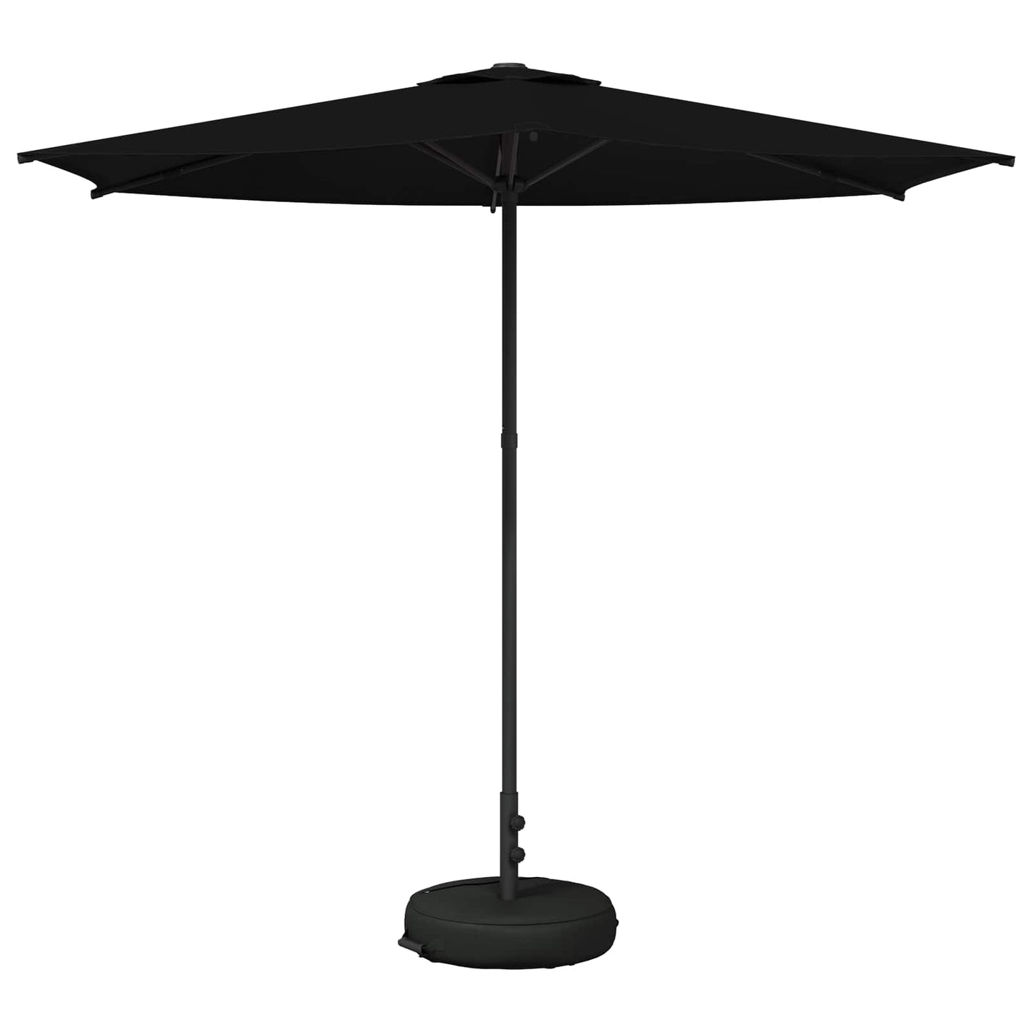 Hageparasol 270 x 270 cm Polyester Rektangulær Svart