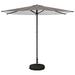 Hageparasol med base 270 x 270 cm Polyester Rektangulær